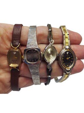 Vintage Ladies Watch Lot - Wittnauer Waltham & More 1382